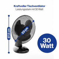 Clatronic Tischventilator VL 3601 schwarz